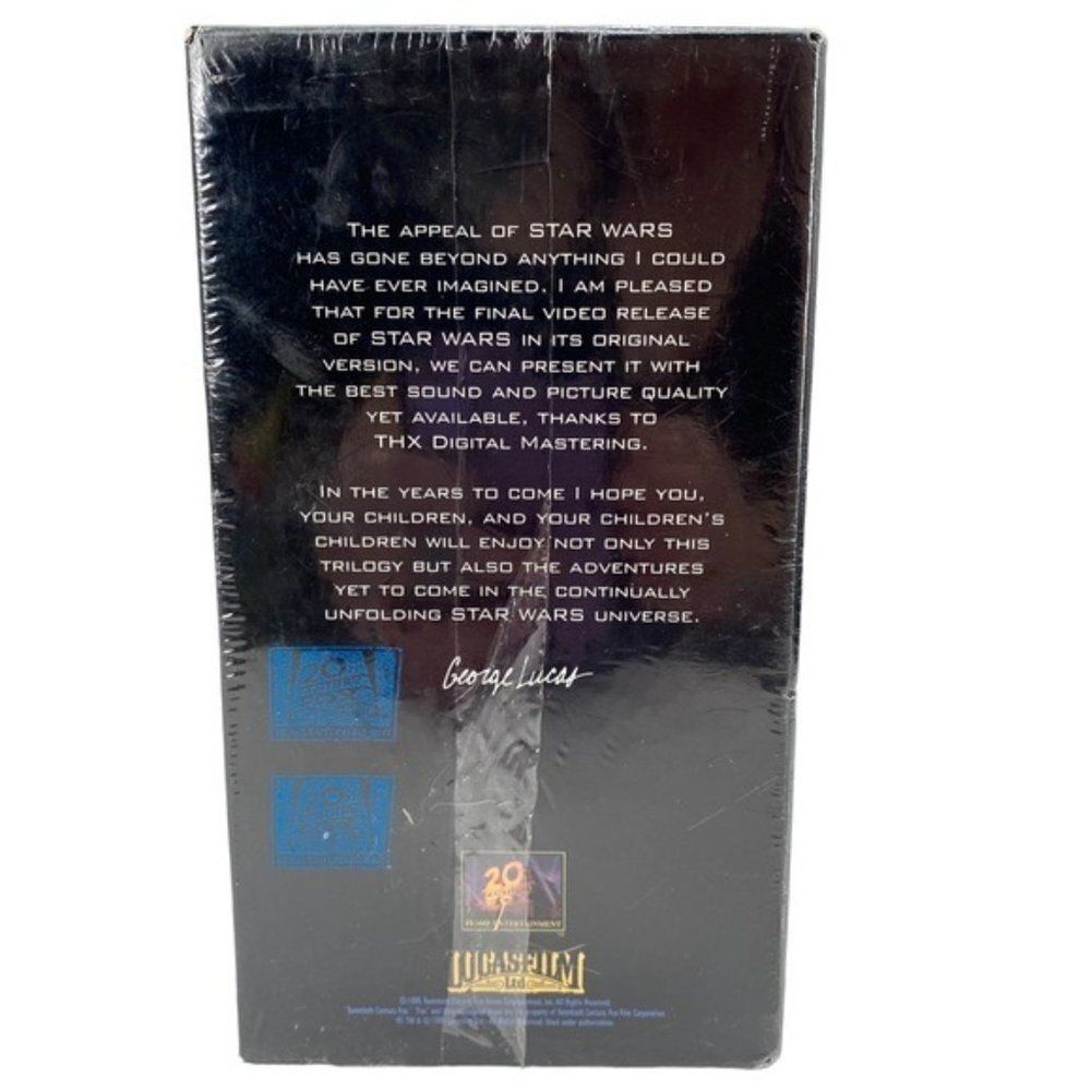 Star Wars Empire Jedi 1995 THX VHS Trilogy Box Set Brand New Sealed - Picture 4 of 7